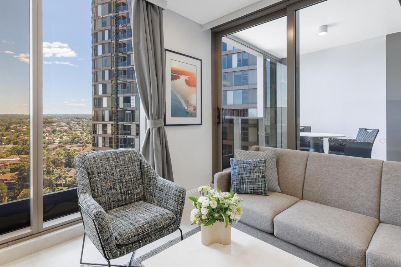 Meriton Suites George Street, Parramatta Sydney Esterno foto