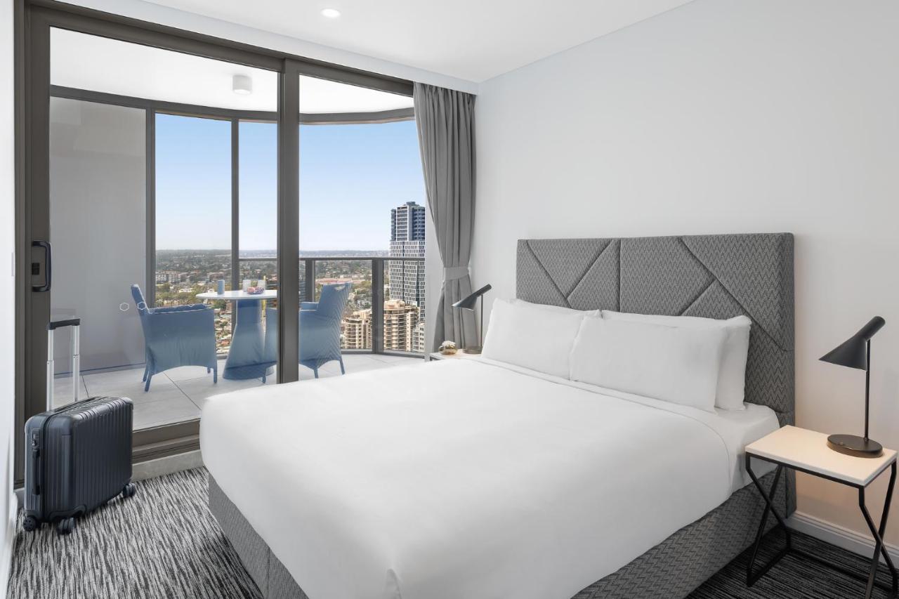 Meriton Suites George Street, Parramatta Sydney Esterno foto