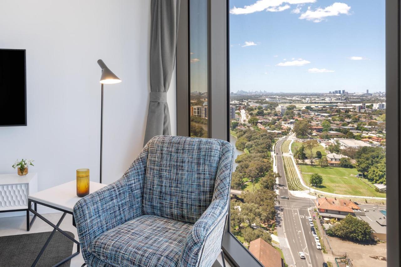 Meriton Suites George Street, Parramatta Sydney Esterno foto