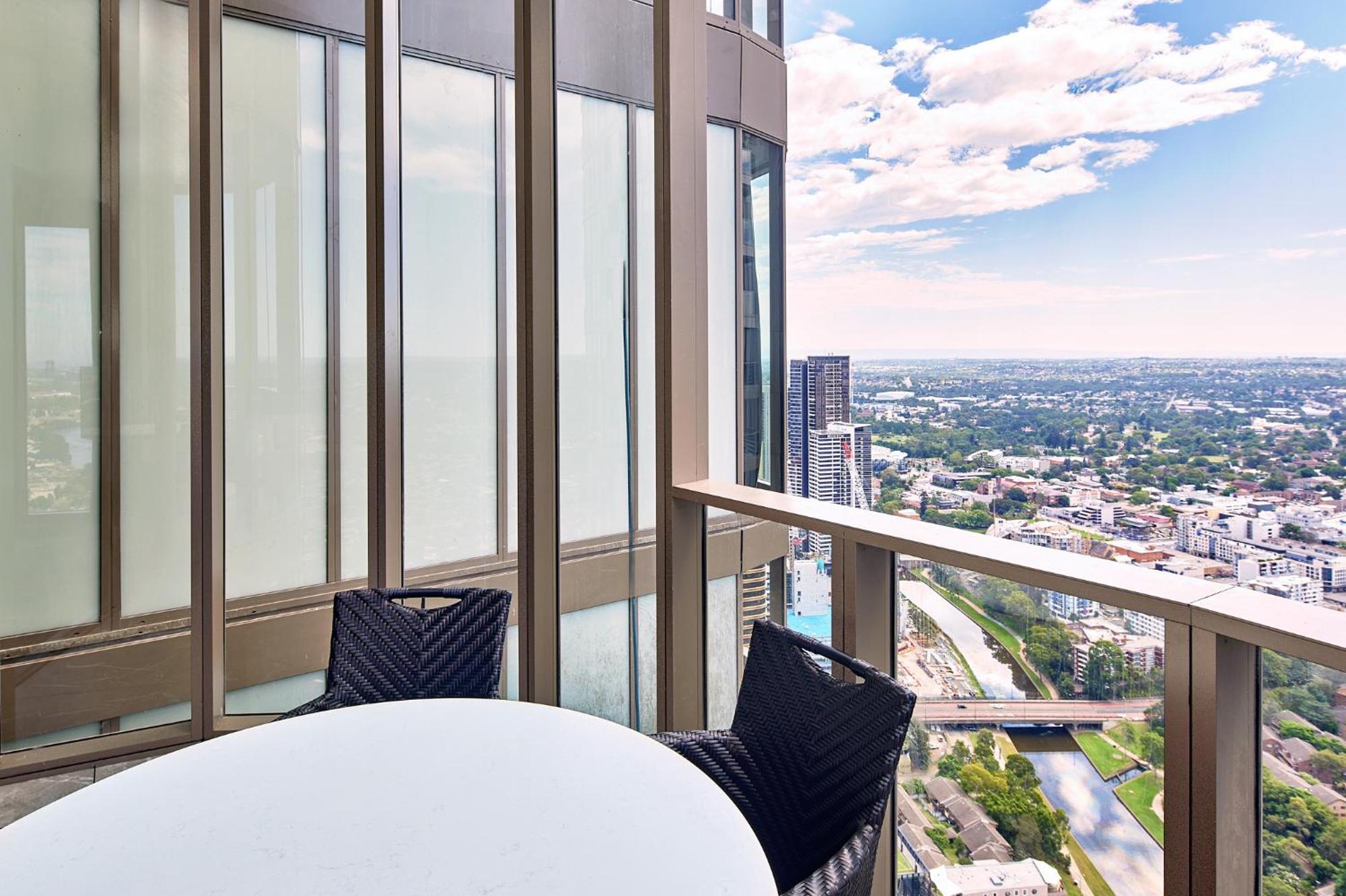 Meriton Suites George Street, Parramatta Sydney Esterno foto