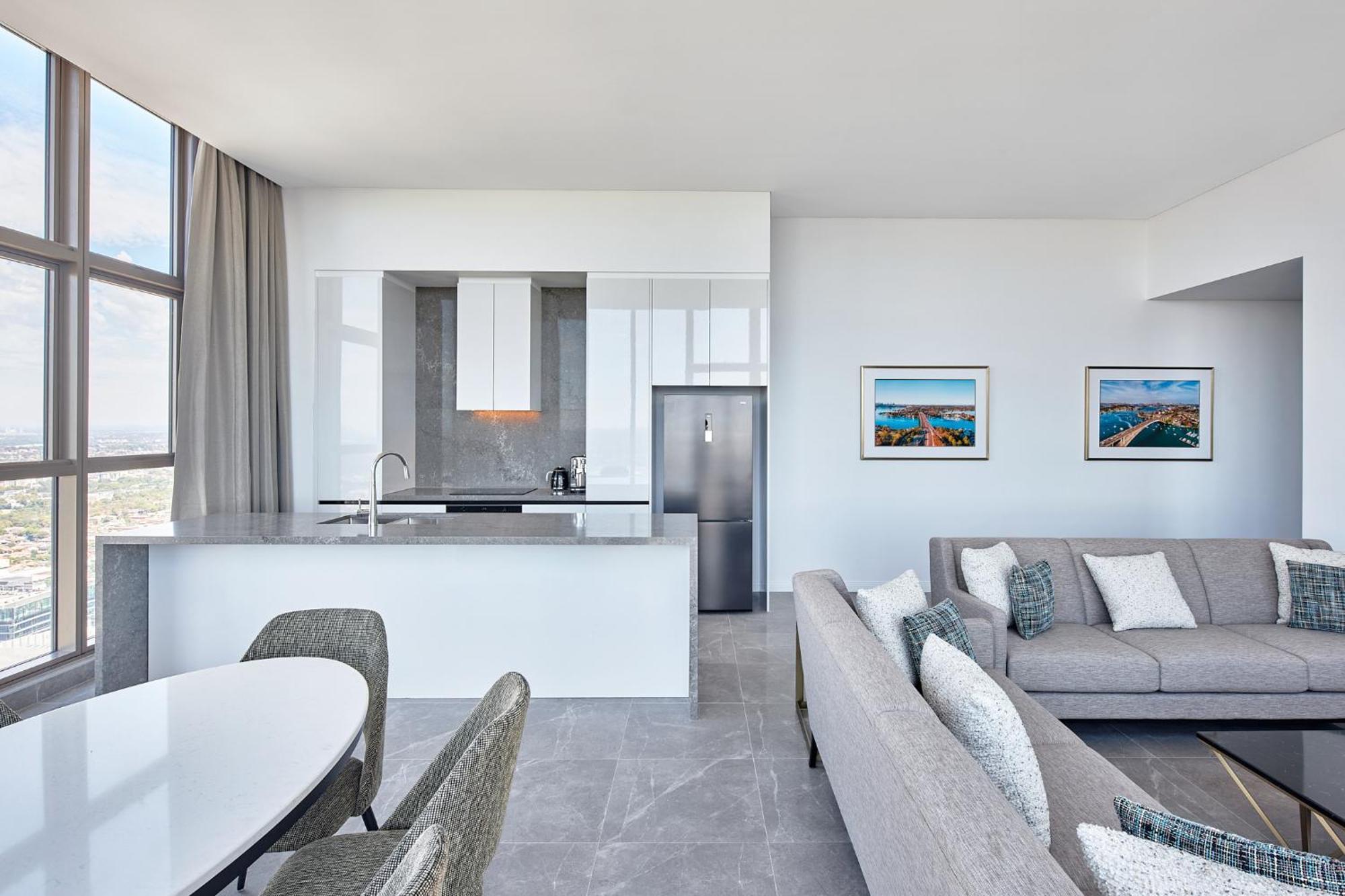 Meriton Suites George Street, Parramatta Sydney Esterno foto